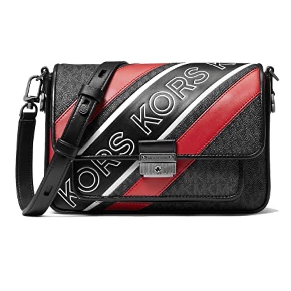MICHAEL KORSBrown Ladies Signature Bradshaw Medium Messenger Crossbody